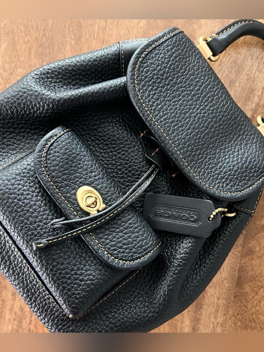 Coach Riya Backpack 21-Black